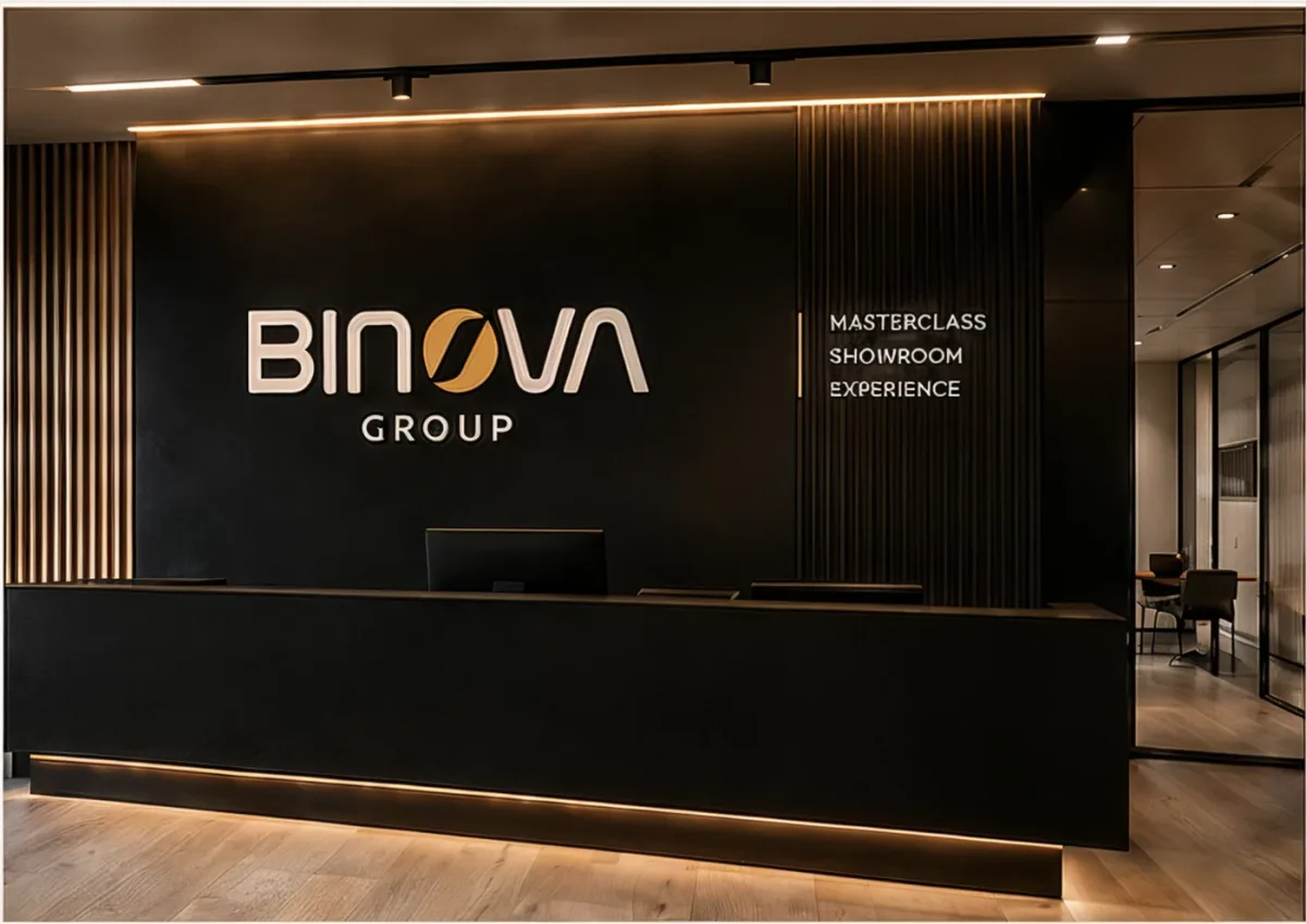 Binova branded reception